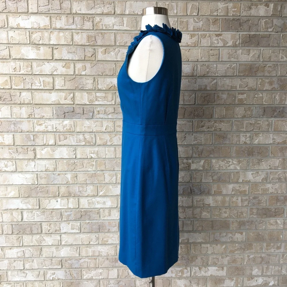 J. Crew Suiting Sleeveless Wool Blend Lined Sheath Dress Size 4 🌸